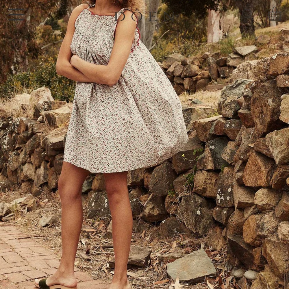 DOEN Lexington dress in Briarwood RARE